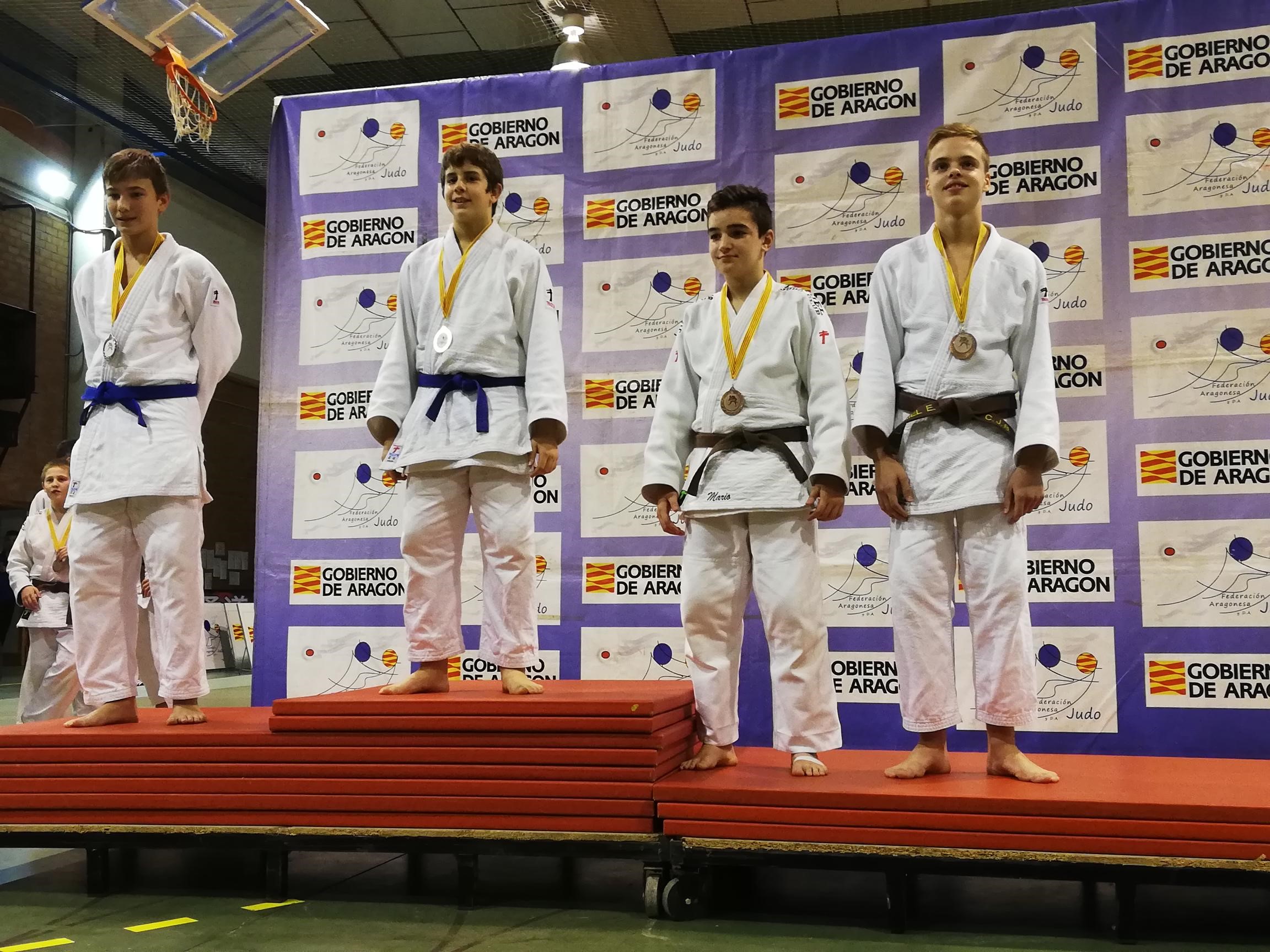 5 MEDALLAS para los Navarros en la Copa Aragón Infantil y Cadete de Judo 17-11-18